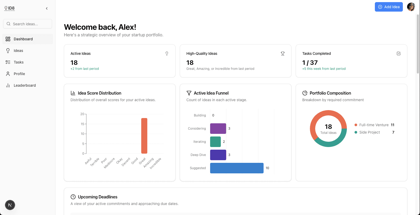 ID8 App Screenshot 1