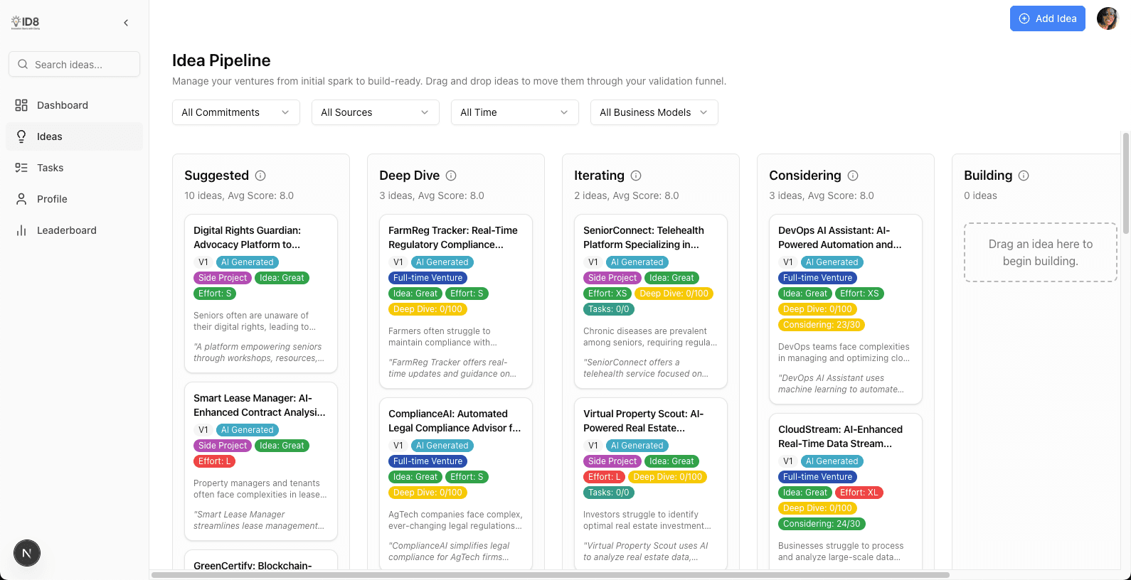 ID8 App Screenshot 2